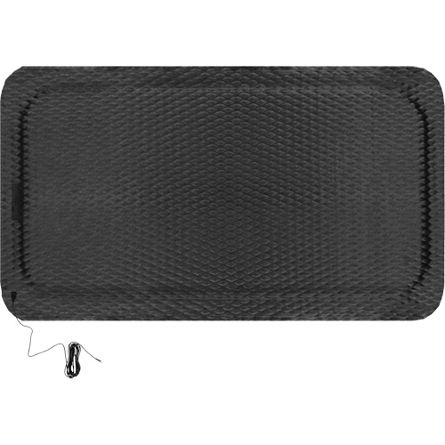 Hog Heaven Electrically Conductive Mat, 3' W x 5' L, 5/8" Thickness, Black, Nitrile Auto-Cam