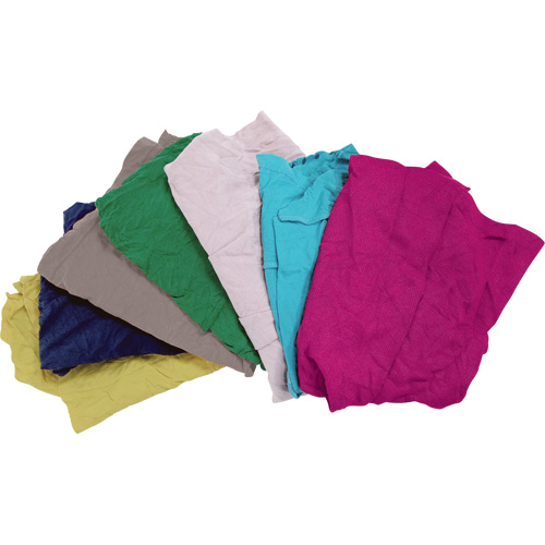 Chiffons fabriqu&eacute;s &agrave; partir de mat&eacute;riaux recycl&eacute;s, Coton, M&eacute;lange de couleurs, 10 lb Auto-Cam