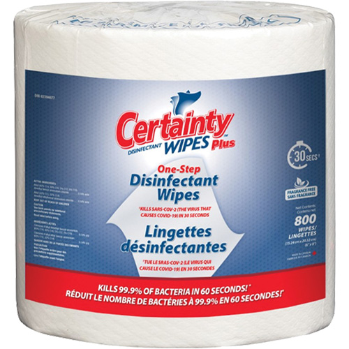 Lingettes d&eacute;sinfectantes, 7-9/10" x 5-9/10", 800 lingettes Auto-Cam