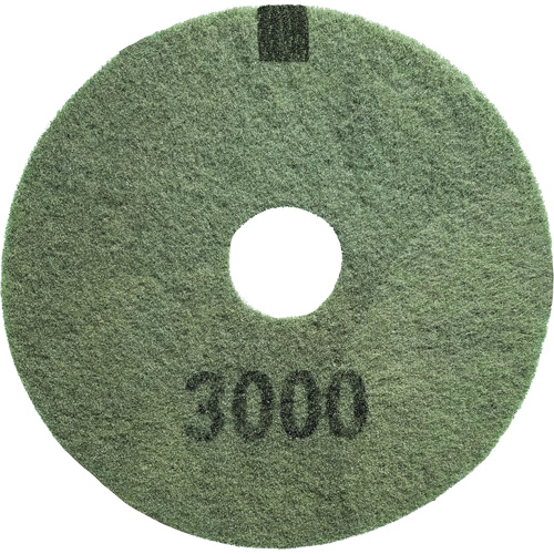 3000 Grit Floor Pad, 16", Scrubbing/Stripping, Black Auto-Cam