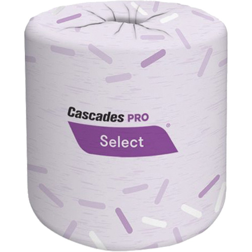 Papier hygi&eacute;nique Pro Select, 2 Pli, 420 Feuilles/Rouleu, Blanc Auto-Cam