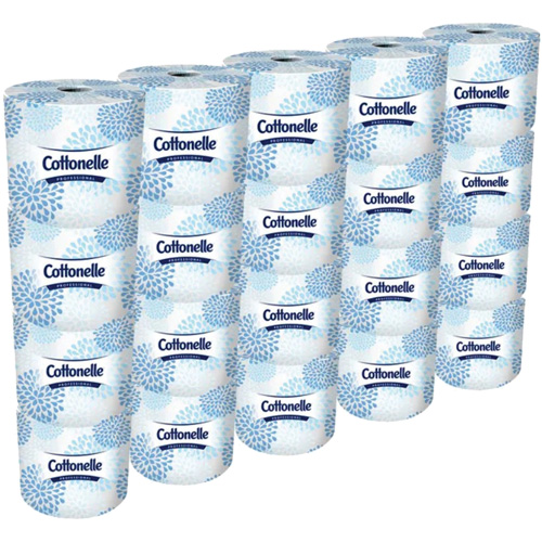 Papier hygi&eacute;nique professionnel Cottonelle, 2 Pli, 451 Feuilles/Rouleu, Blanc Auto-Cam