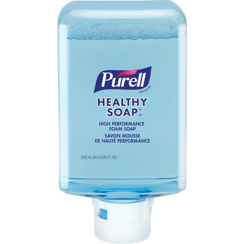 Savon mousse de haute performance ES10 PURELL HEALTHY SOAP avec la technologie CLEAN RELEASE, Mousse, 1200 ml, Parfum&eacute; Auto-Cam
