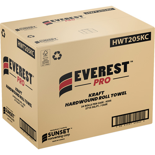 Everest Pro Kraft Hardwound Roll Towels, 1 Ply, Standard Auto-Cam