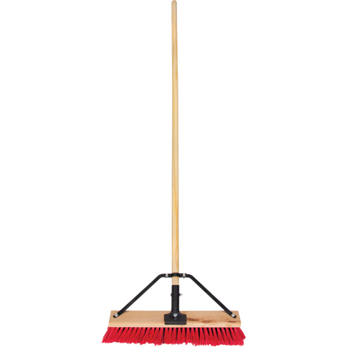 Balai-brosse &agrave; manche renforc&eacute;, 18", Moyen, Soies PVC Auto-Cam