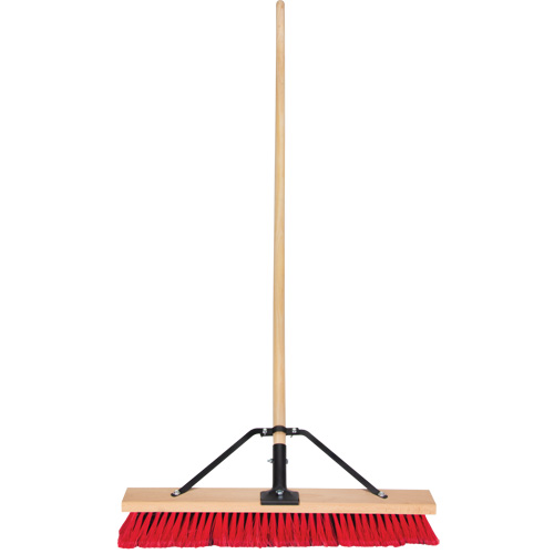 Balai-brosse &agrave; manche renforc&eacute;, 24", Moyen, Soies PVC Auto-Cam