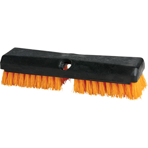 Cleaning Brush, 10" L, Polypropylene Bristles, Black/Red Auto-Cam