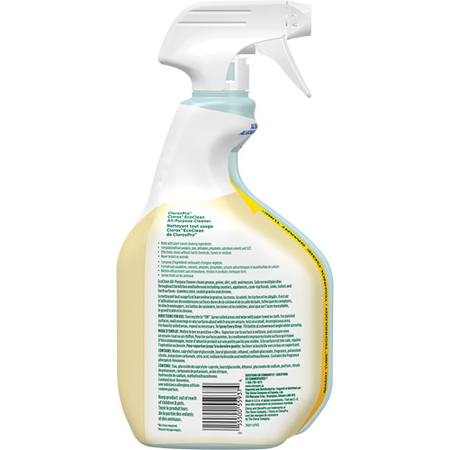 CloroxPro Clorox EcoClean All-Purpose Cleaner, 946 ml, Trigger Bottle Auto-Cam