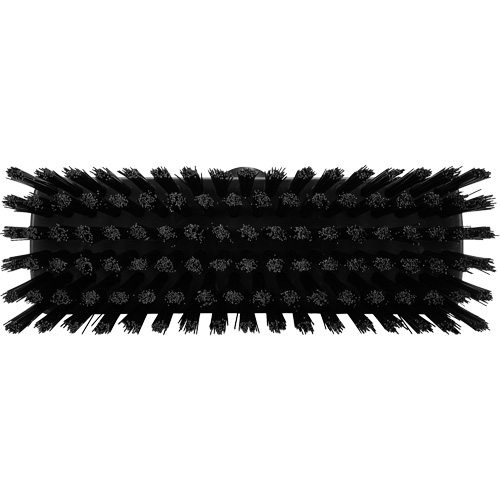 Compact Wall/Deck Broom, Stiff Bristles, 8-9/10", Polyester/Polypropylene, Black Auto-Cam