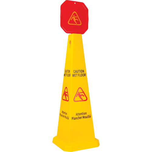 Wet Floor Safety Cone Topper, Pictogram Auto-Cam