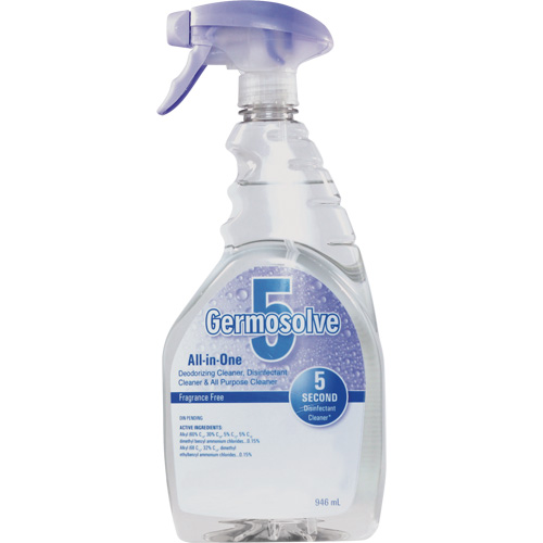 D&eacute;sinfectant et d&eacute;sodorisant Germosolve 5, 946 ml, Bouteille &agrave; g&acirc;chette Auto-Cam