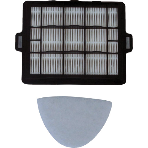 Ensemble de pr&eacute;filtre HEPA pour moteur et filtre d'&eacute;chappement en mousse pour aspirateur sac-&agrave;-dos Ergo et Ergo Pro Auto-Cam