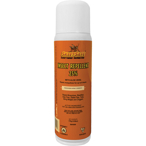 Insect Repellent, 25% DEET, Aerosol, 170 g Auto-Cam