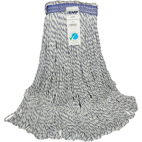 Candy-Striped Mop Head, Floor Finishing, Synthetic, Loop Style Auto-Cam
