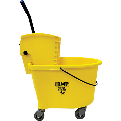 Mop Bucket, Side Press, 8.75 US Gal.(35 Quart) Auto-Cam