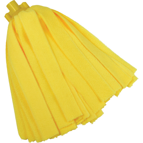 Socket Mop, Yellow, Microfibre, Cut Style Auto-Cam
