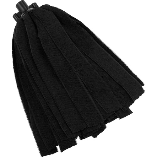 Socket Mop, Black, Microfibre, Cut Style Auto-Cam