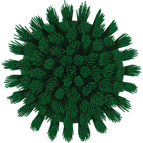 HyDrive Round Drill Brush, Extra Stiff Bristles, 3-1/10" Long, Green Auto-Cam