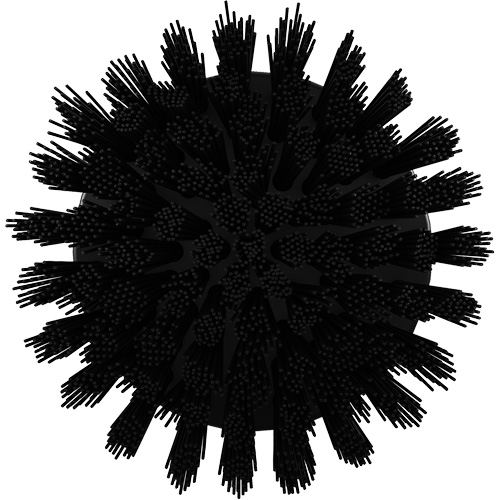 HyDrive Round Drill Brush, Extra Stiff Bristles, 3-1/10" Long, Black Auto-Cam