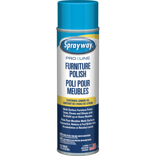 Pro Line Furniture Polish with Lemon Oil, 19 oz., Aerosol Can Auto-Cam