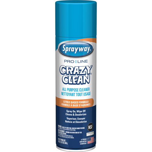 Pro Line Crazy Clean&reg; All Purpose Cleaner, 19 oz., Aerosol Can Auto-Cam