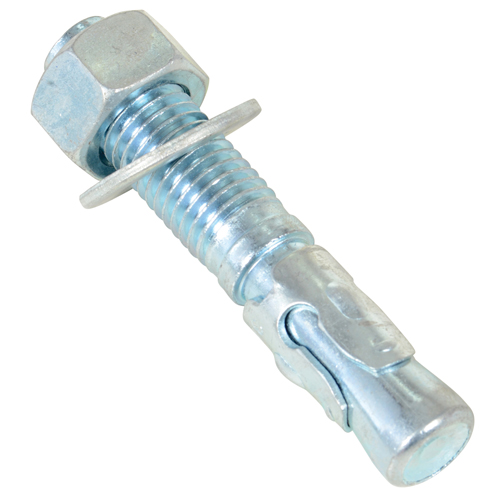 Wedge Bolt Anchor, Zinc Plated, 3/4" x 4-1/4" Auto-Cam