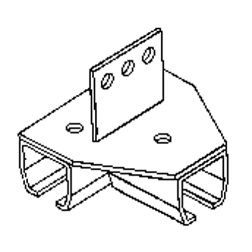 Support de montage sur poutre pour murs-rideaux Auto-Cam
