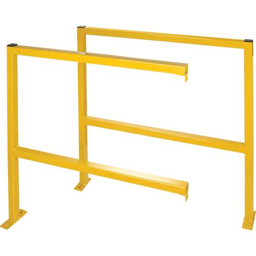 Protecteurs de p&eacute;rim&egrave;tre - Style tubulaire, 48" la x 49-1/2" h, Jaune Auto-Cam