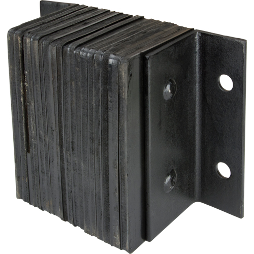 Laminated Dock Bumpers, Horizontal, Rubber, 12" W x 6" D x 10" H Auto-Cam