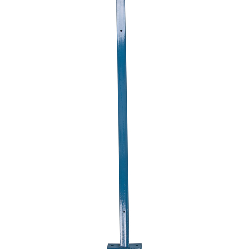 Poteau universel, 4,125' h x 2" la, Bleu Auto-Cam