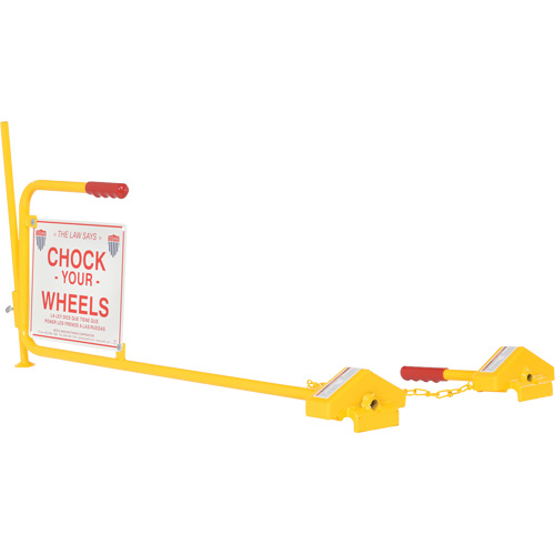 Single Rail Chock With Flag Rail Combo Auto-Cam