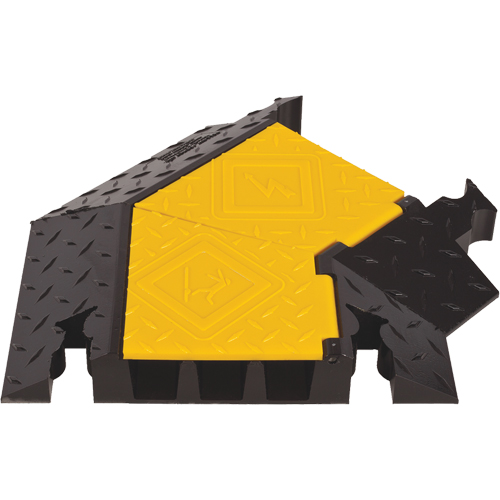 Yellow Jacket&reg; 3-Channel Heavy Duty Cable Protector - Right Turn Auto-Cam