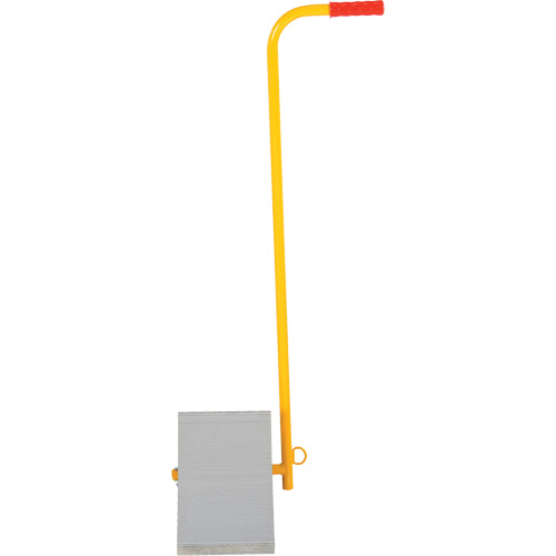 Aluminum Wheel Chock With Handle, 7" W x 11-7/8" D x 7-11/16" H Auto-Cam