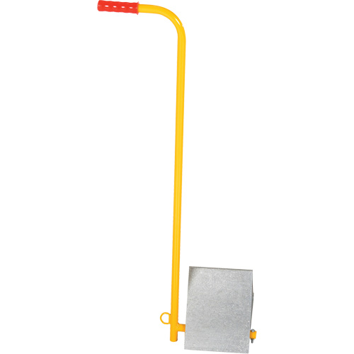 Aluminum Wheel Chock With Handle, 7" W x 11-7/8" D x 7-11/16" H Auto-Cam