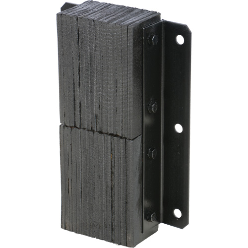 Laminated Dock Bumper, Vertical, Rubber, 13-1/4" W x 4-1/2" D x 20" H Auto-Cam
