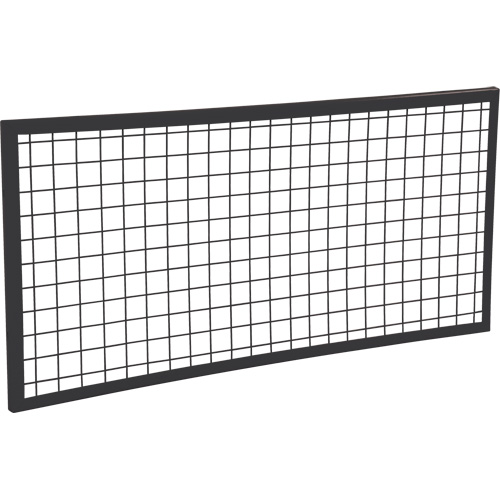 Wire Mesh Partition Panel, 2' H x 4' W Auto-Cam