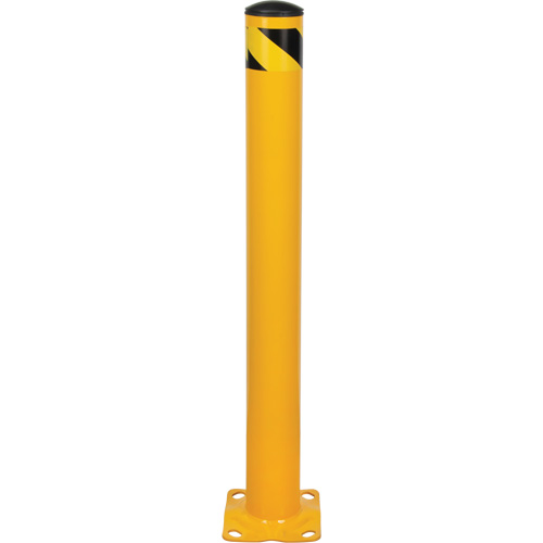 Butoir, Acier, 42" h x 4-1/2" la, Jaune Auto-Cam