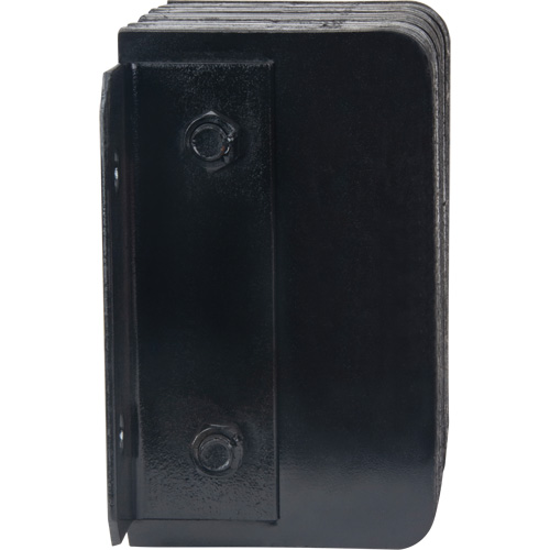 Laminated Dock Bumpers, Horizontal, Rubber, 12" W x 6" D x 10" H Auto-Cam