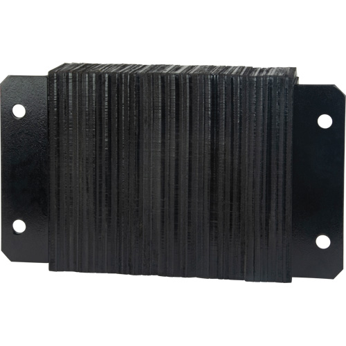 Laminated Dock Bumpers, Horizontal, Rubber, 18" W x 4" D x 12" H Auto-Cam