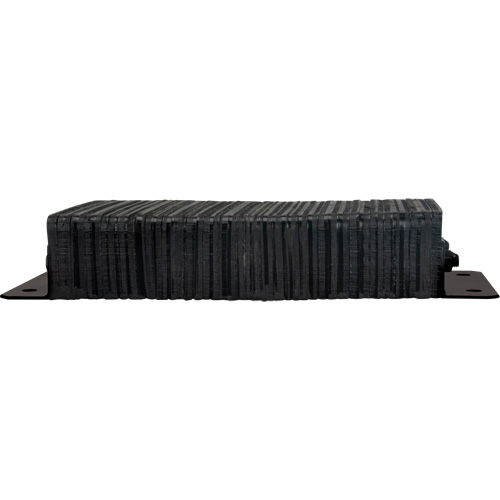 Laminated Dock Bumpers, Horizontal, Rubber, 24" W x 4" D x 12" H Auto-Cam
