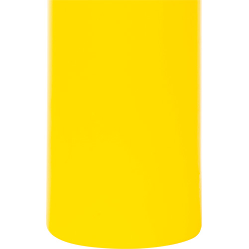 Polyethylene Bollard Cover, 4-1/2" Dia. x 52" L, Red/Yellow Auto-Cam