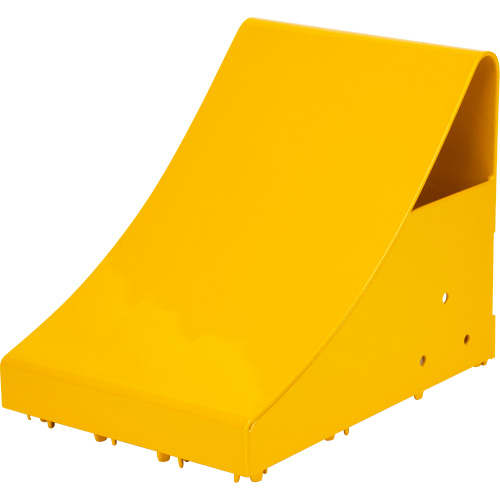 Ice Chocks, Steel, Yellow, 8-1/16" W x 10-5/8" D x 8-13/16" H Auto-Cam