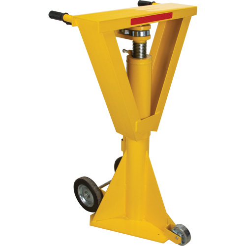 100,000 lbs. Static Capacity Ratchet Beam Trailer Jack, 20 tons Lift Capacity Auto-Cam