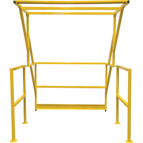 Barri&egrave;re de s&eacute;curit&eacute; pour mezzanine, 70" lo x 77" ha, 78" &eacute;lev&eacute;e, Jaune Auto-Cam