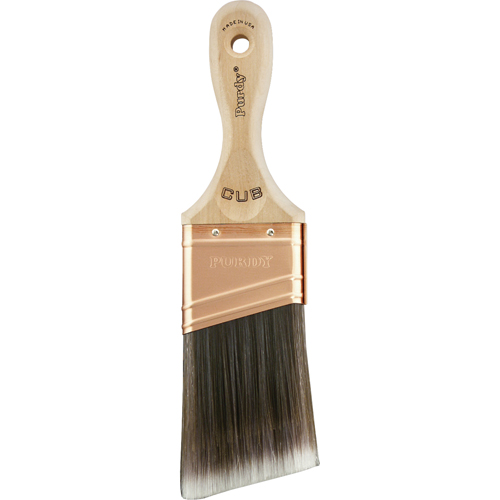 XL Cub Paint Brush, Poly/Nylon, Wood Handle, 2" Width Auto-Cam