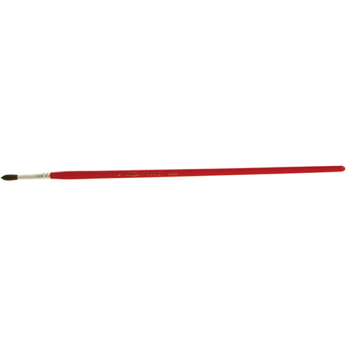 Pinceau de forme ronde pour marquage, Largeur de la brosse de 5/32", Soie de chameau, Manche &agrave; Bois Auto-Cam