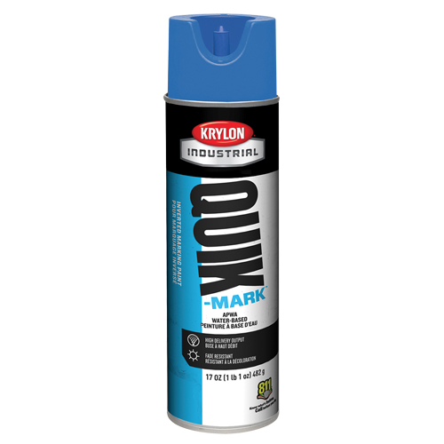 Industrial Quik-Mark Water-Based Inverted Marking Paint, 17 oz., Aerosol Can Auto-Cam