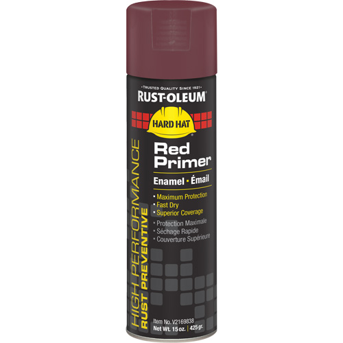 V2100 System Enamel Spray Primer, Red, Matte, 15 oz., Aerosol Can Auto-Cam