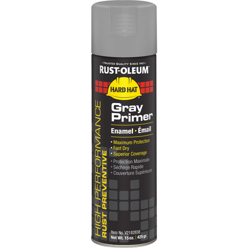 V2100 System Enamel Spray Primer, Gray, Matte, 15 oz., Aerosol Can Auto-Cam
