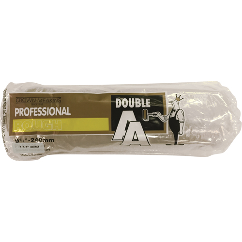 Professional AA Synthetic Paint Roller Cover, 30 mm (1-3/16") Nap, 240 mm (9-1/2") L Auto-Cam